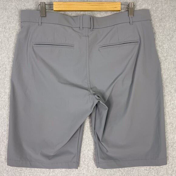 Greyson Shorts Mens 34 (37x10) Grey Golf Performance Chino Short - Picture 4 of 7